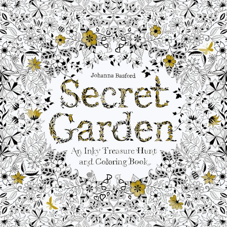 Libro para colorear Secret Garden de Johanna Basford