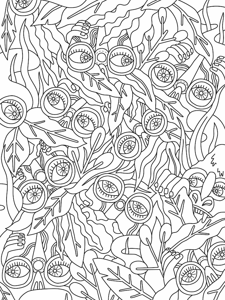 Society6 Coloring Pages