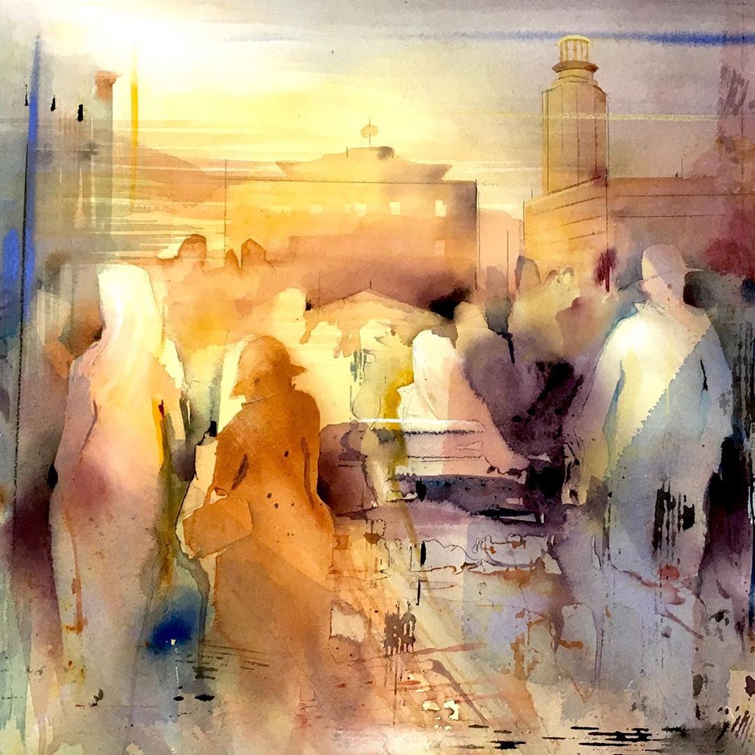 Watercolor Paintings by Gunnel Moheim