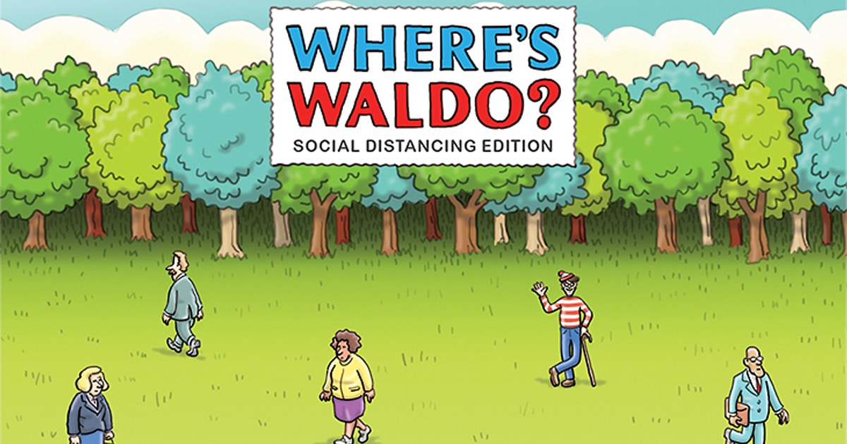 Cartoonist Reimagines ‘Where’s Waldo’ in the Age of Social Distancing