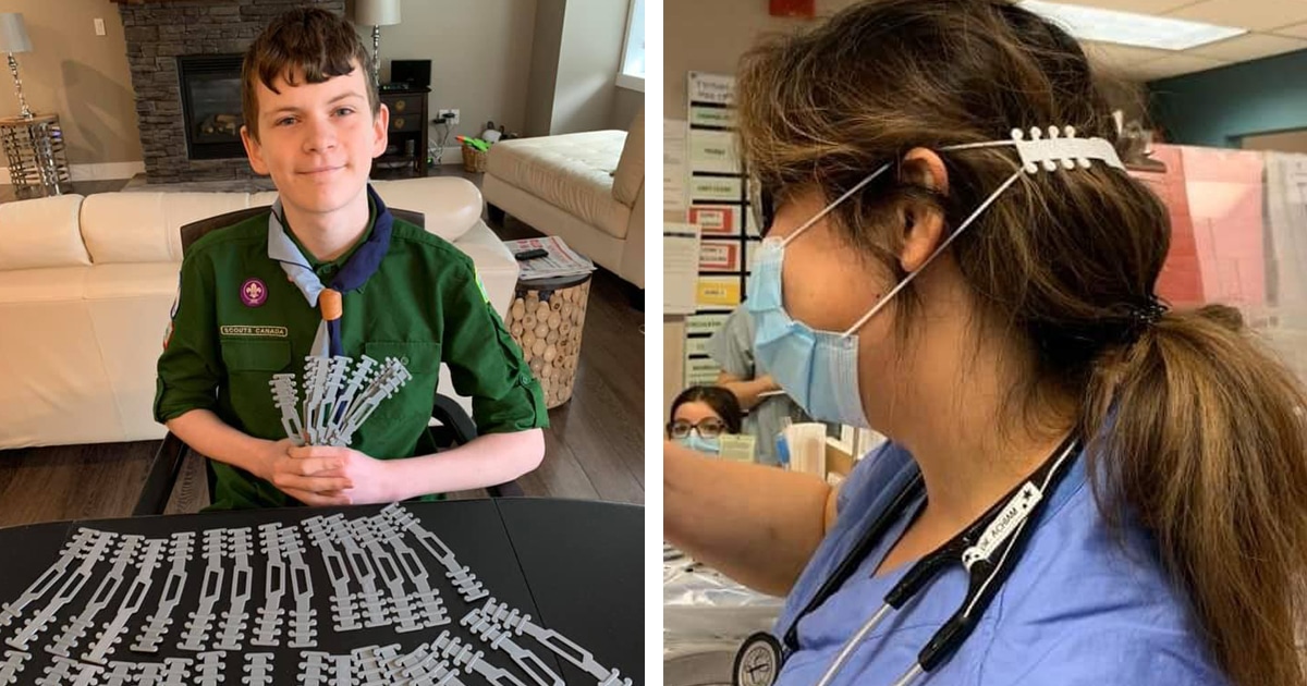 Local Eagle Scout 3D printing 'ear savers' for medical workers
