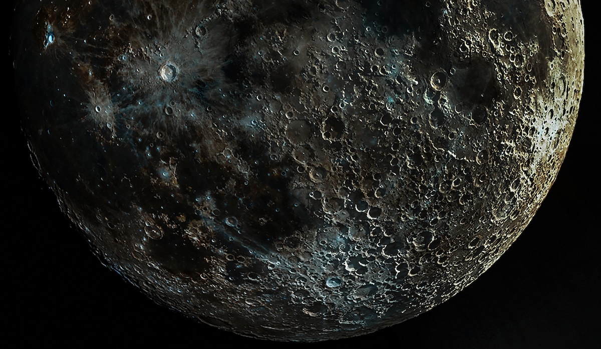 Detailed View of the Moon's Surface