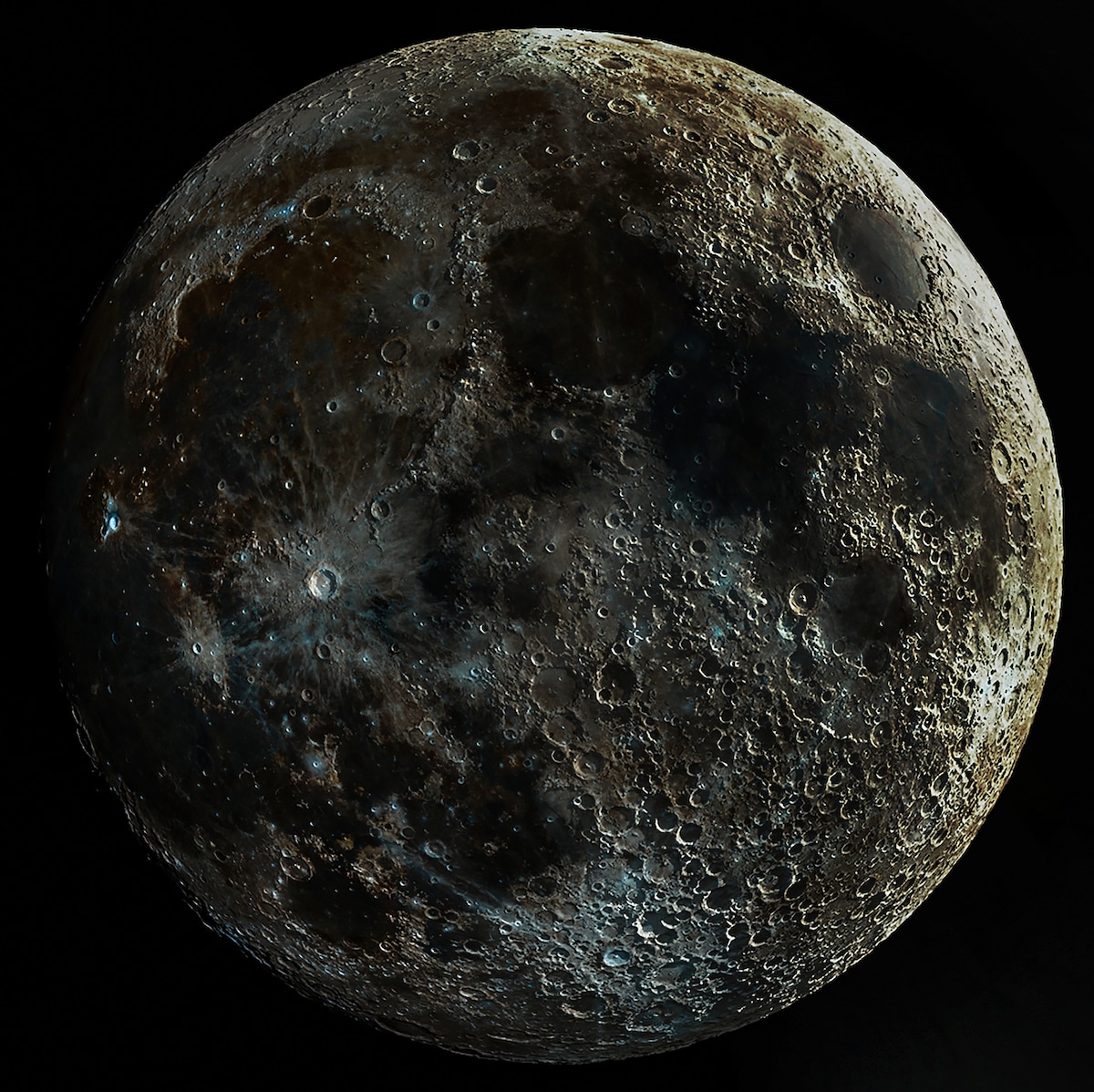 fotografia de la superficie lunar por Andrew McCarthy