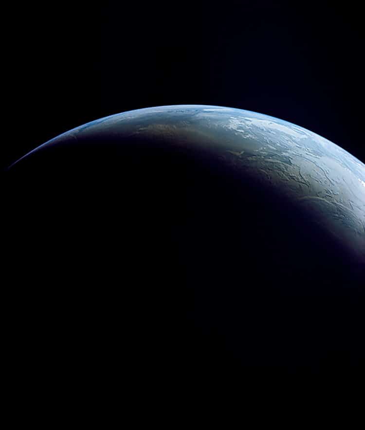 imagen de la tierra desde el espacio