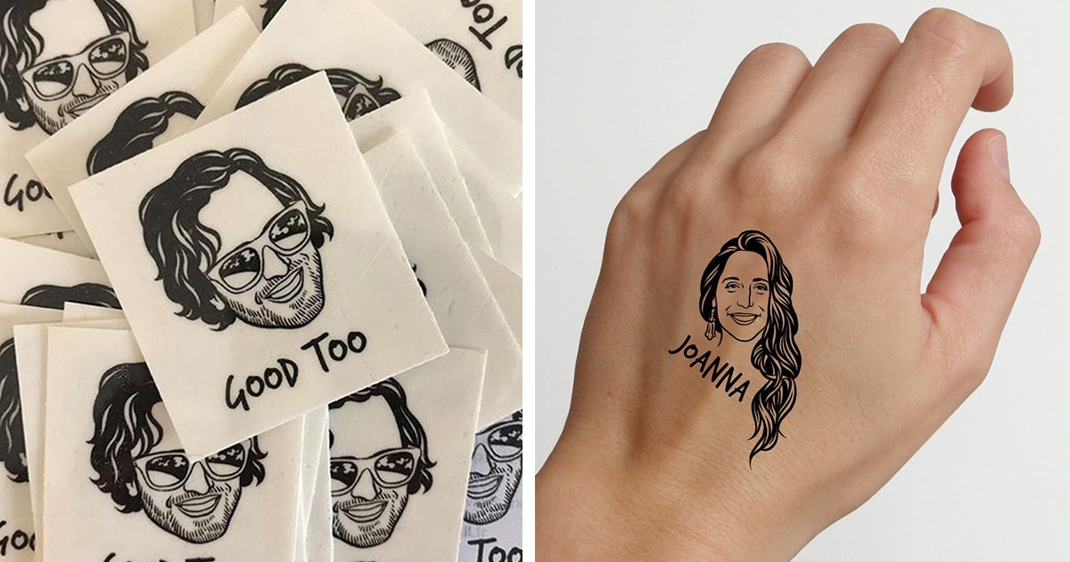 Illustrator Turns Your Friends' Faces Into Custom Temporary Tattoos