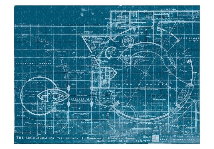 rompecabezas de arquitectura de Frank Lloyd Wright