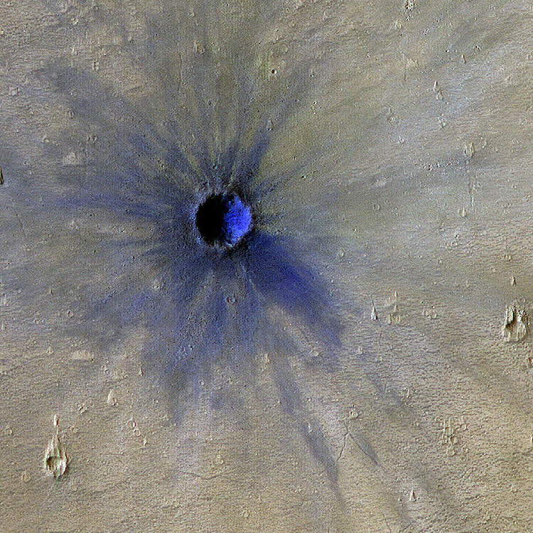Crater on Mars