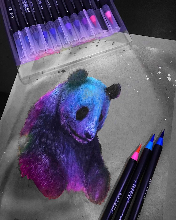 Panda Illustration by Jonathan Martinez