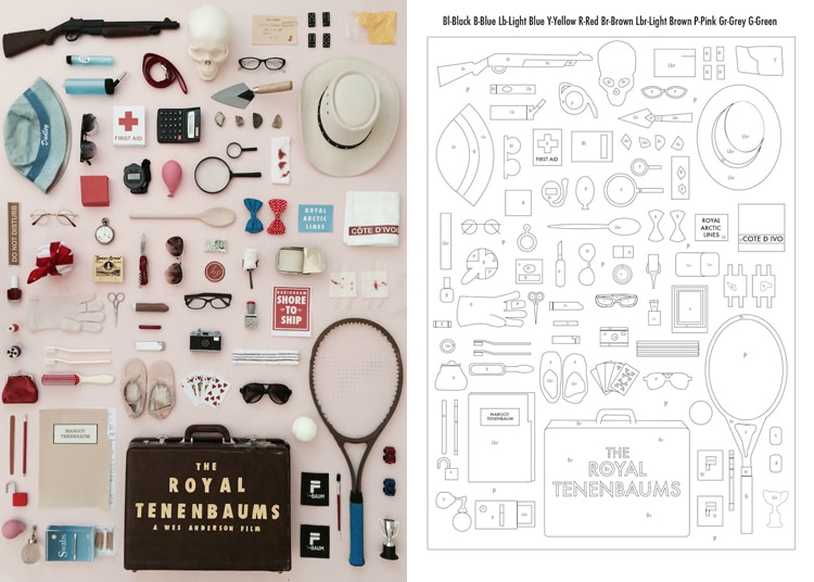 Free Printable Coloring Sheets Inspired by Objects in Iconic Films