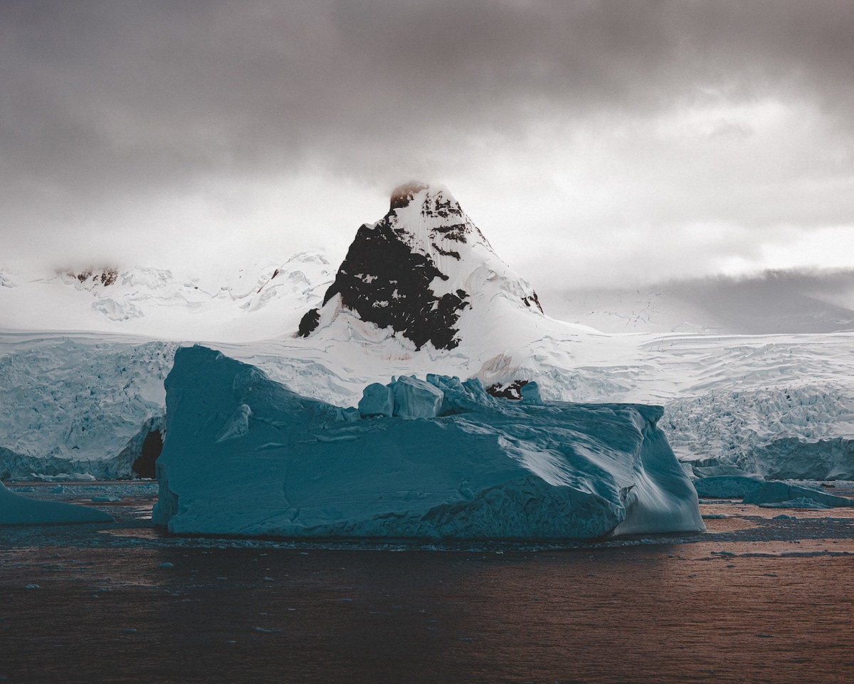 Iceberg in Cierva Cove in Antarctica