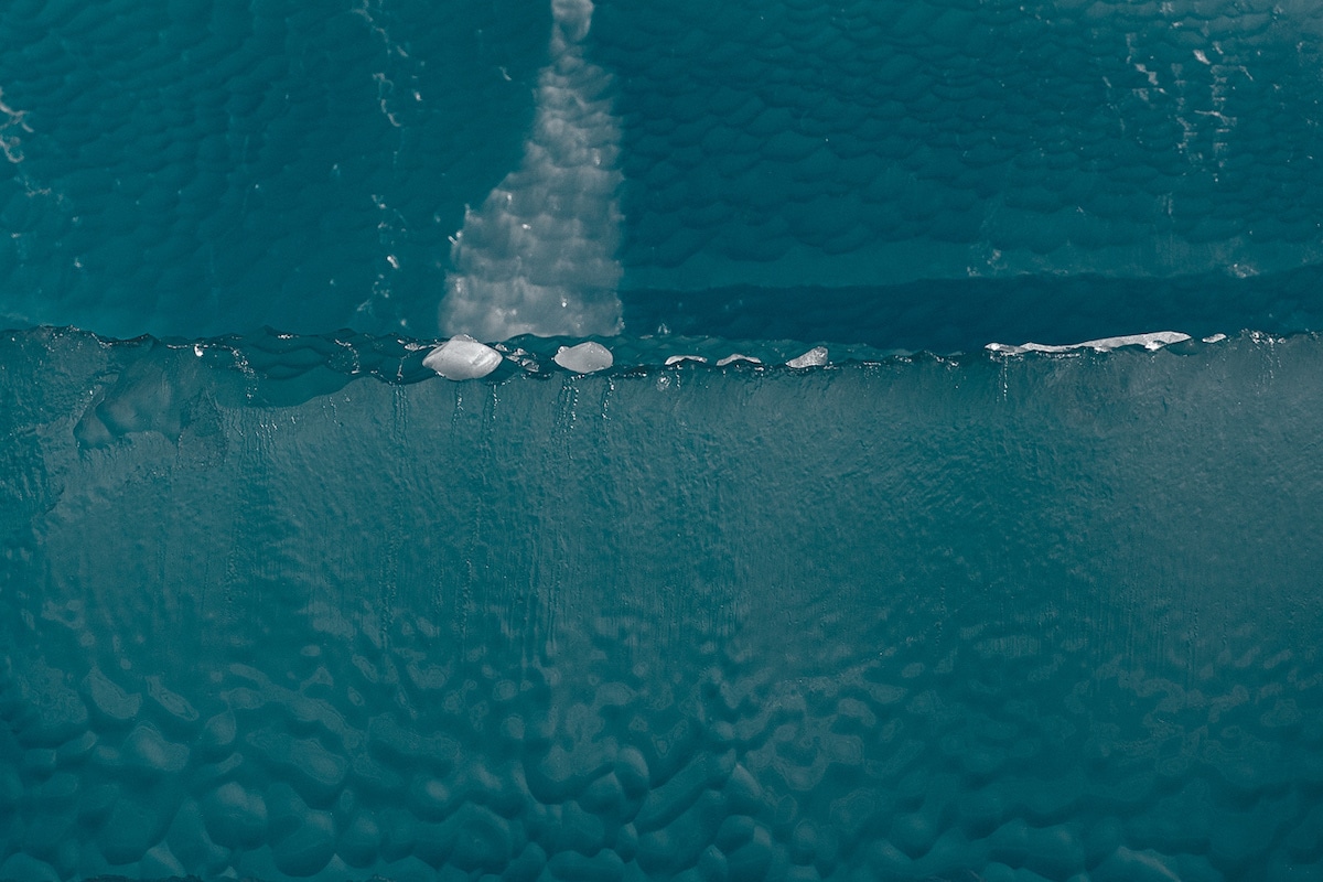 Abstract Photo of Ice in Antarctica