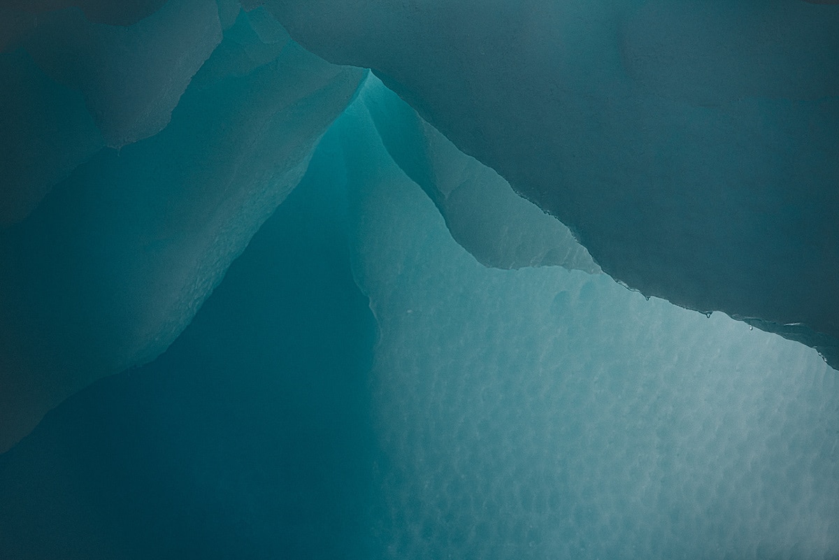 Abstract Photo of Ice in Antarctica