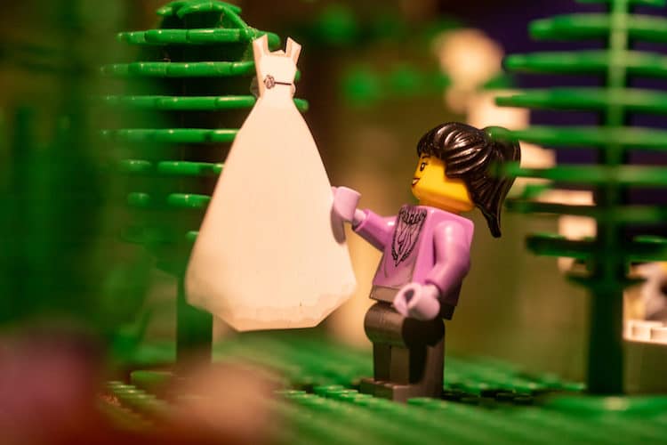 A Lego Las Vegas wedding editorial stock photo. Image of staycation -  214203553