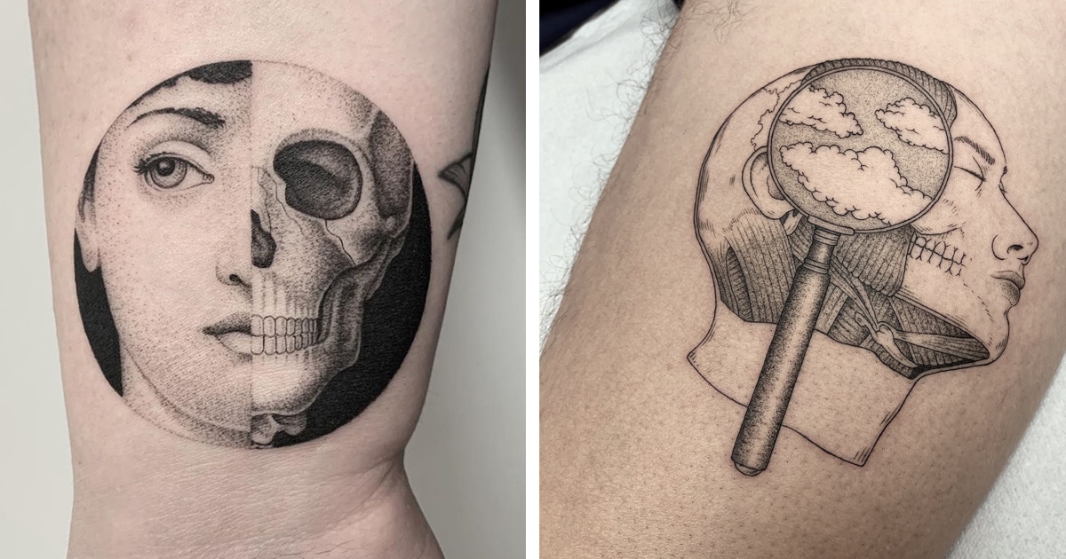 Piero Fornasetti tattoos | tattoos by category