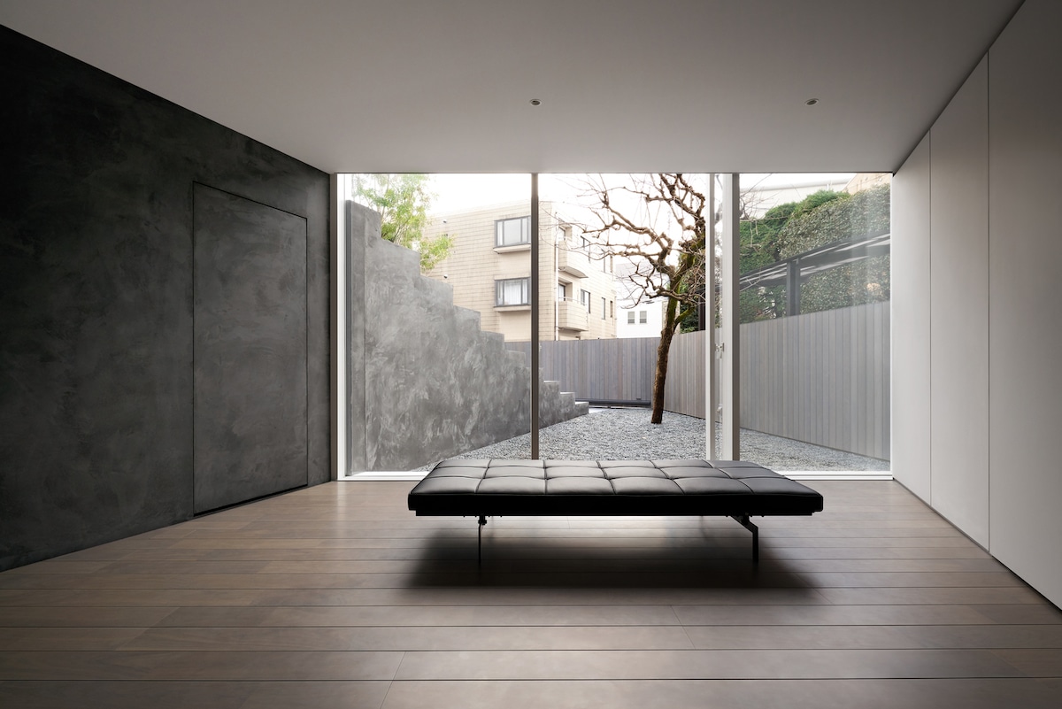 Interior of Stairway House by Nendo