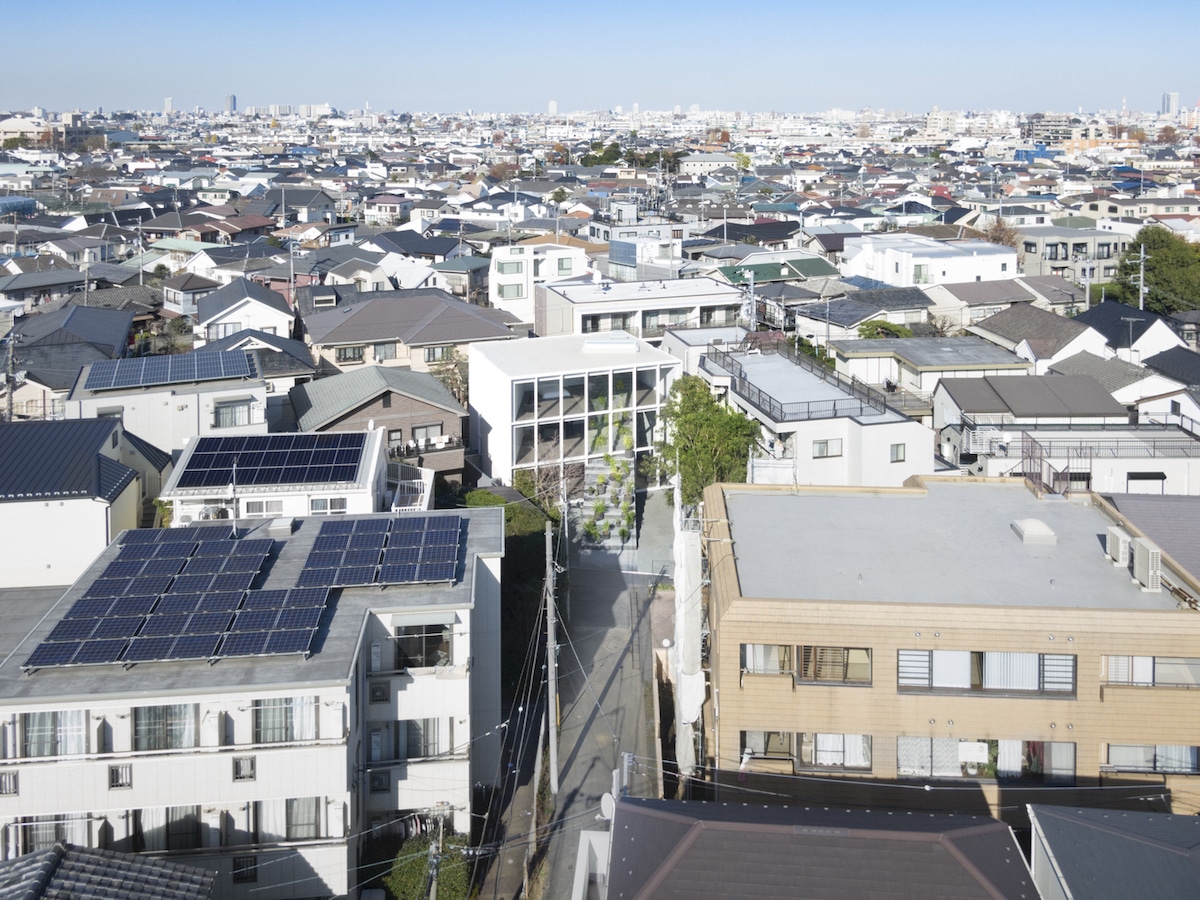 Aerial View of Minato City in Japan