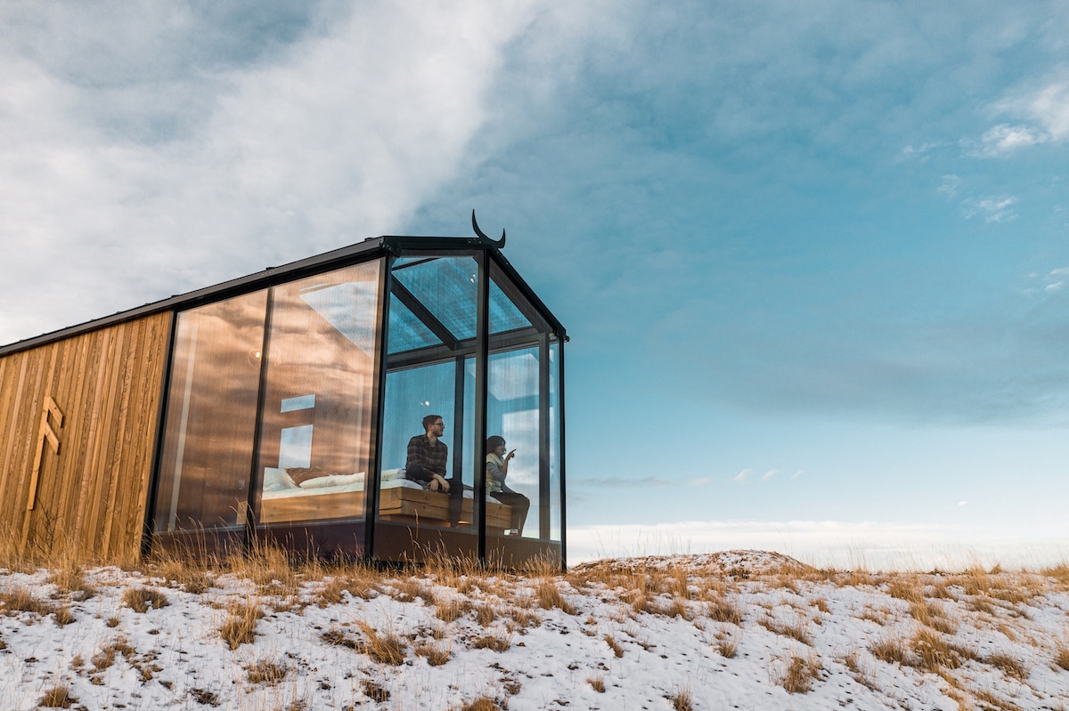 Cozy Glass Cabins Give Sweeping Views Of The Icelandic Countryside 