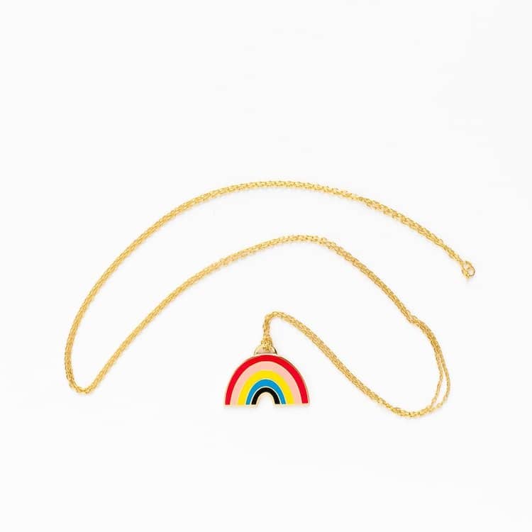 Rainbow Pendant by Yellow Owl Workshop