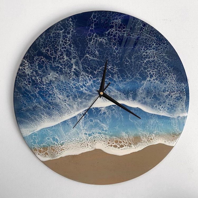 Ocean Resin Art by Roni Langley