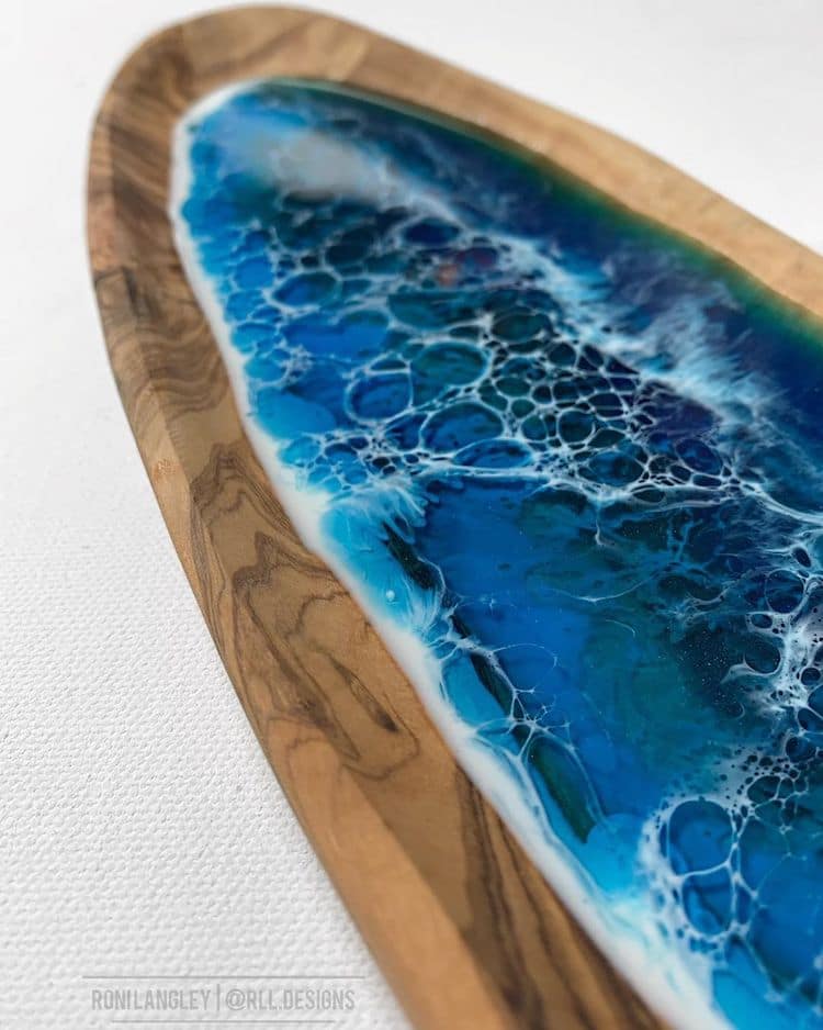 resin ocean waves