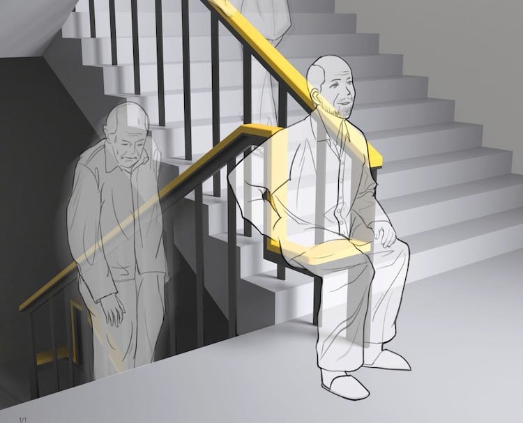 AMAZING AND INGENIOUS FOLDING STAIRS 