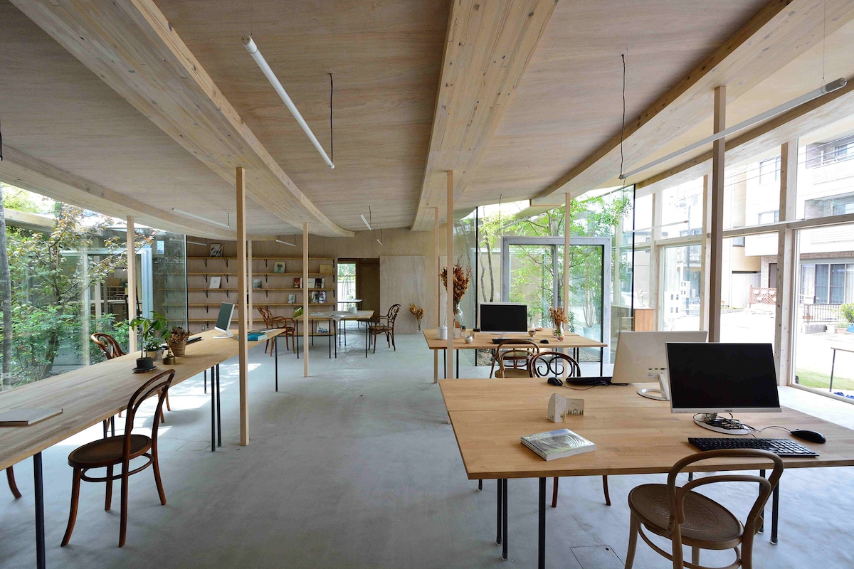 Interior of Timber Frame Office