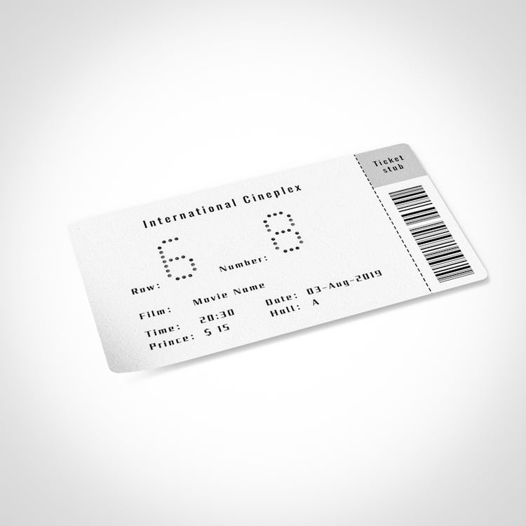 Shiny Movie Ticket by Li Peitong