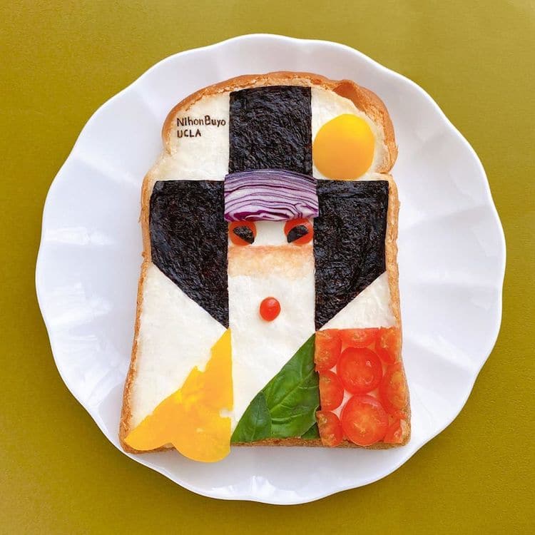Toast Art par Manami Sasaki