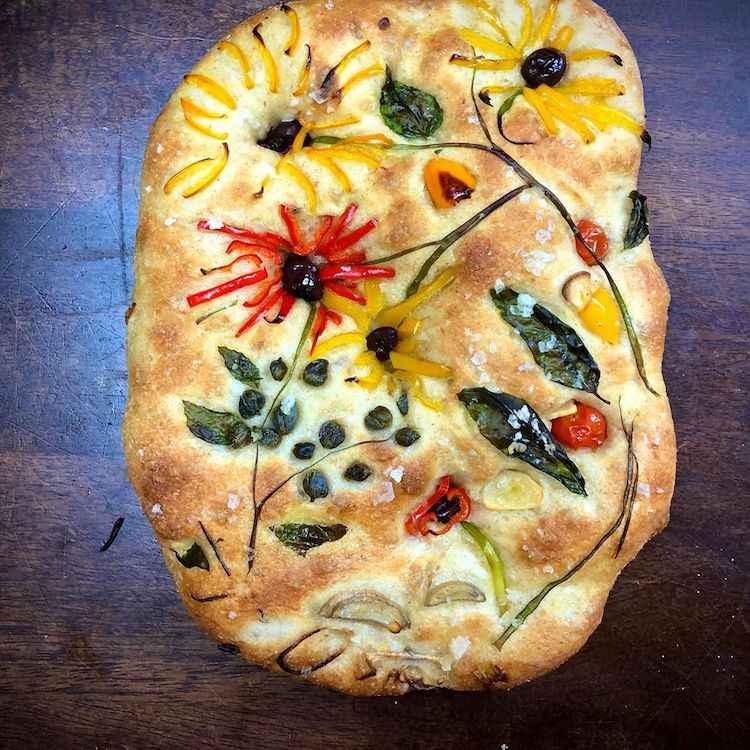 Focaccia Bread Art