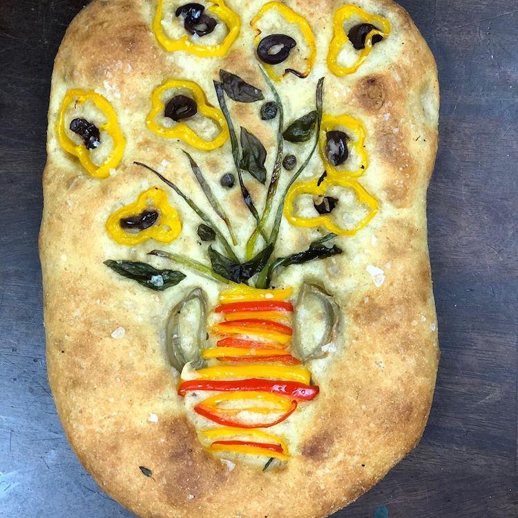 Focaccia Bread Art