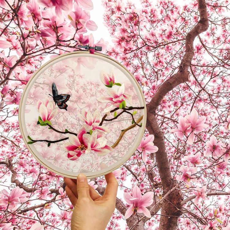 Ornate Silk Embroidery Features Traditional Chinese Designs