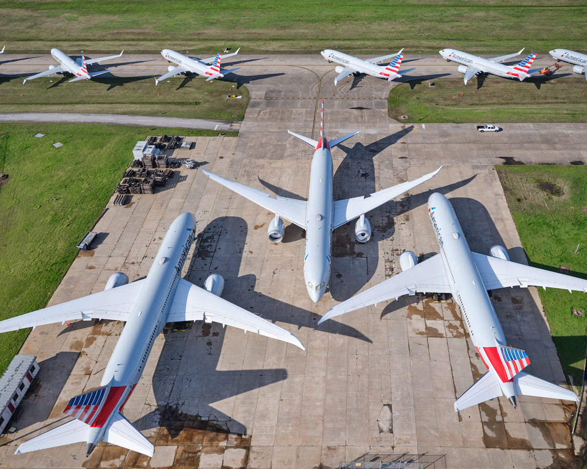 American Airlines Planes at Tulsa International Airport