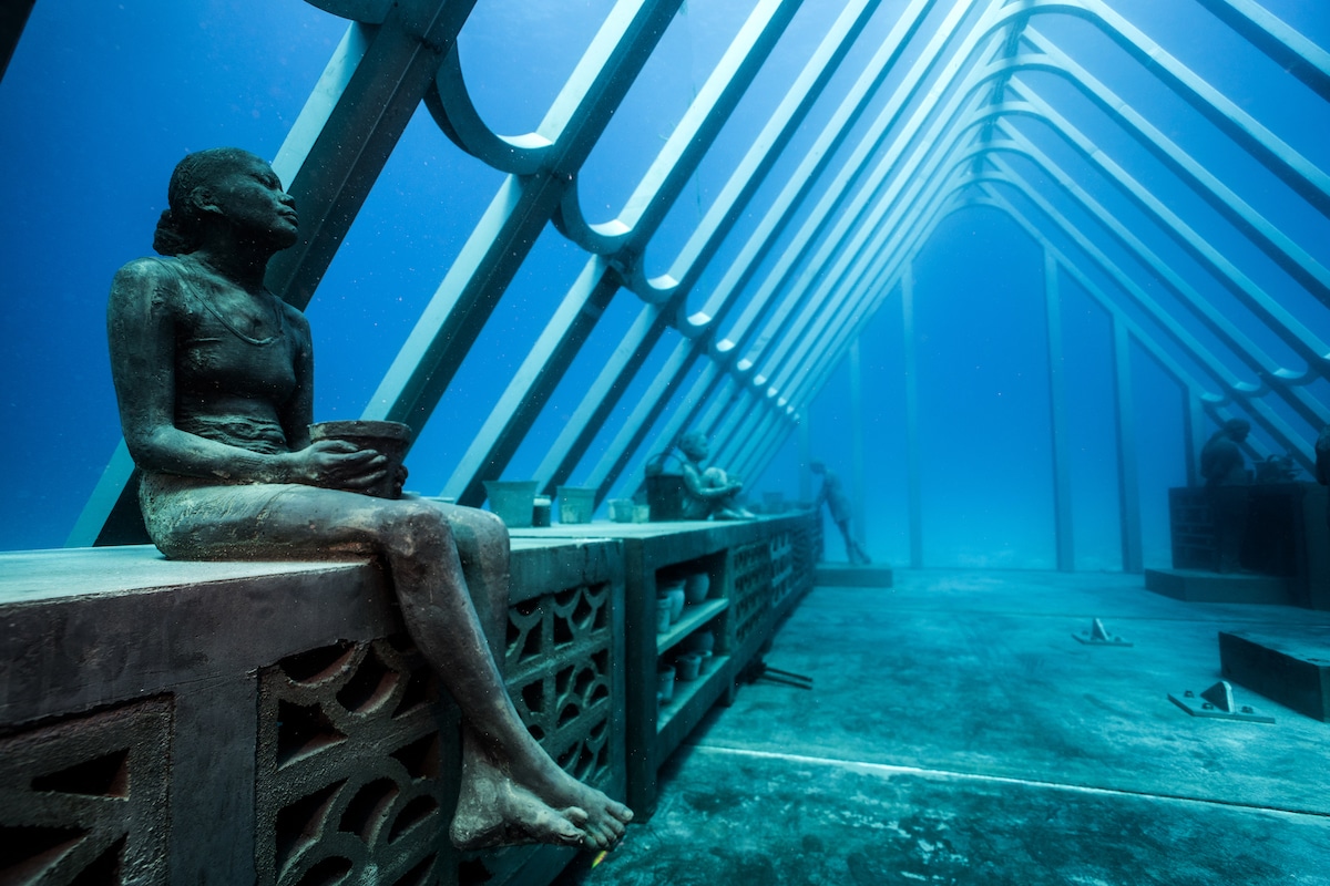 esculturas submarinas de Jason deCaires Taylor