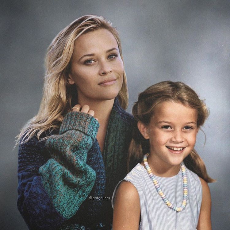 Reese Witherspoon hier et aujourd'hui