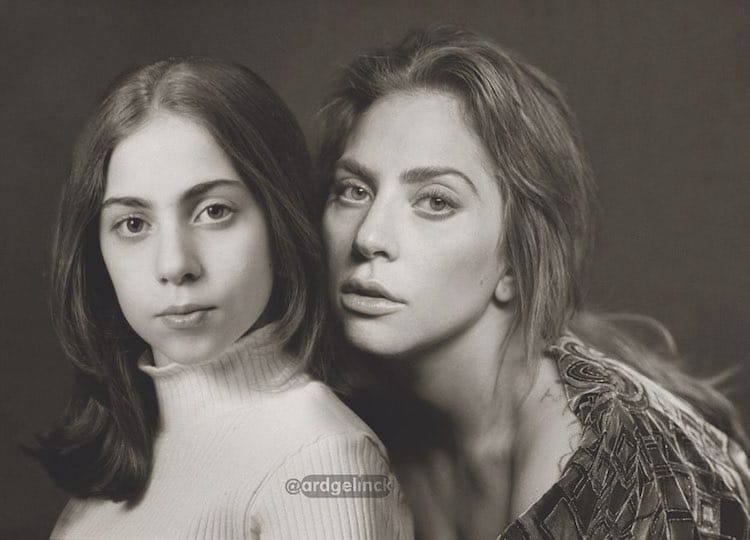 Lady Gaga Then and Now