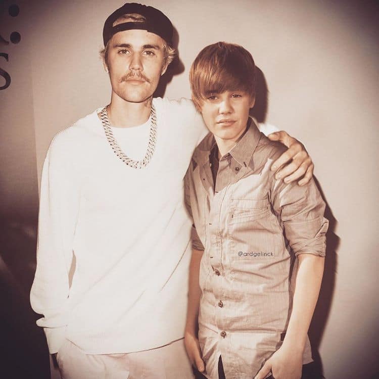Justin Bieber antes y después