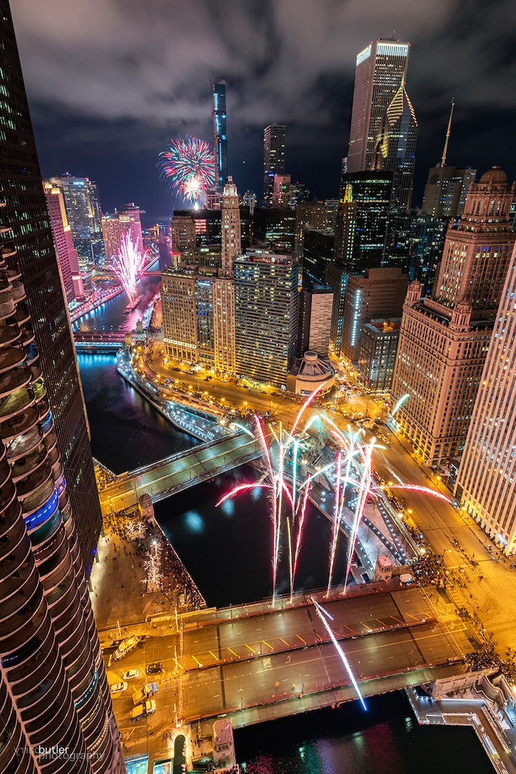 Fireworks in Chicago