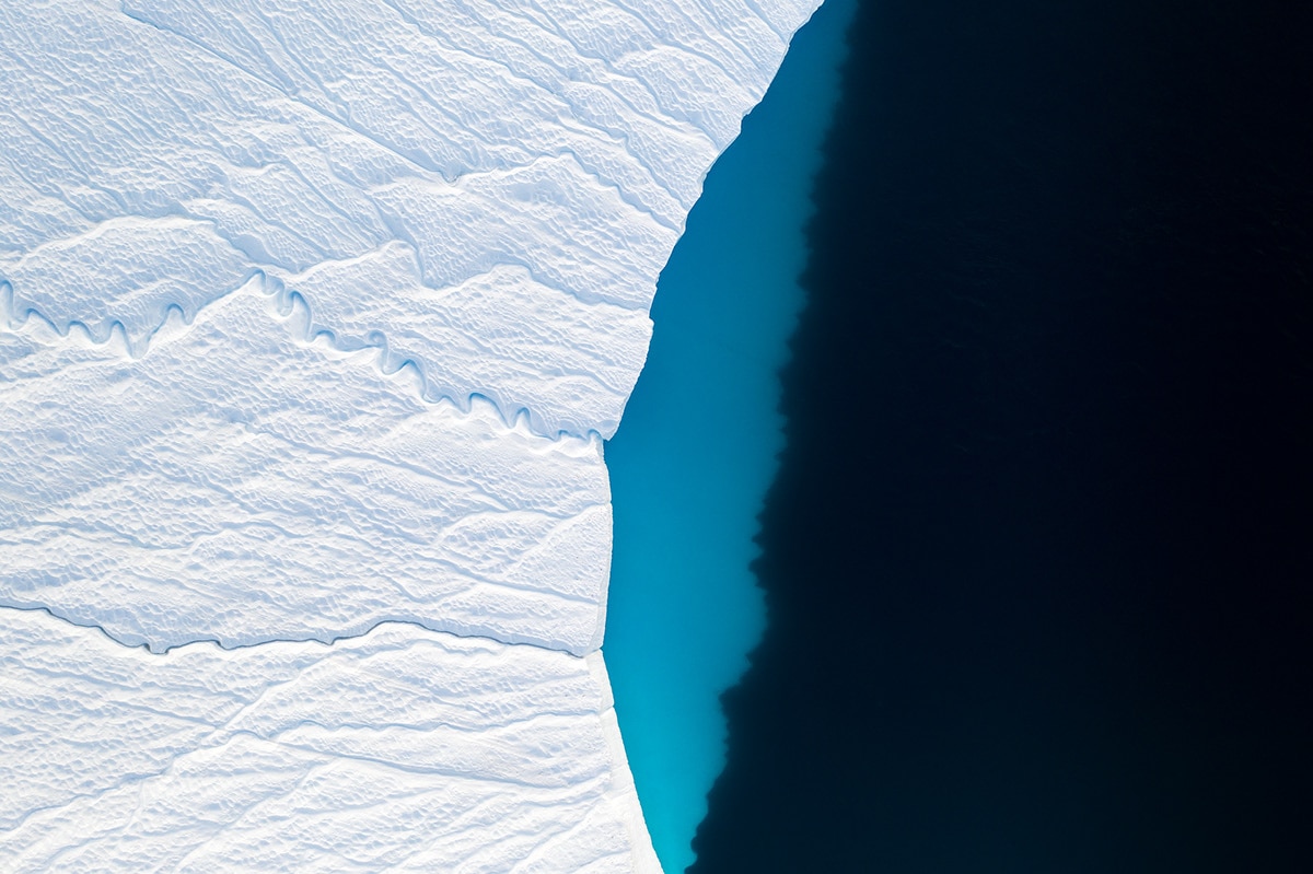 Aerial Photo of an Iceberg in Greenland