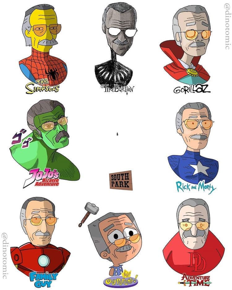 Celebrity Cartoons by Dino Tomic