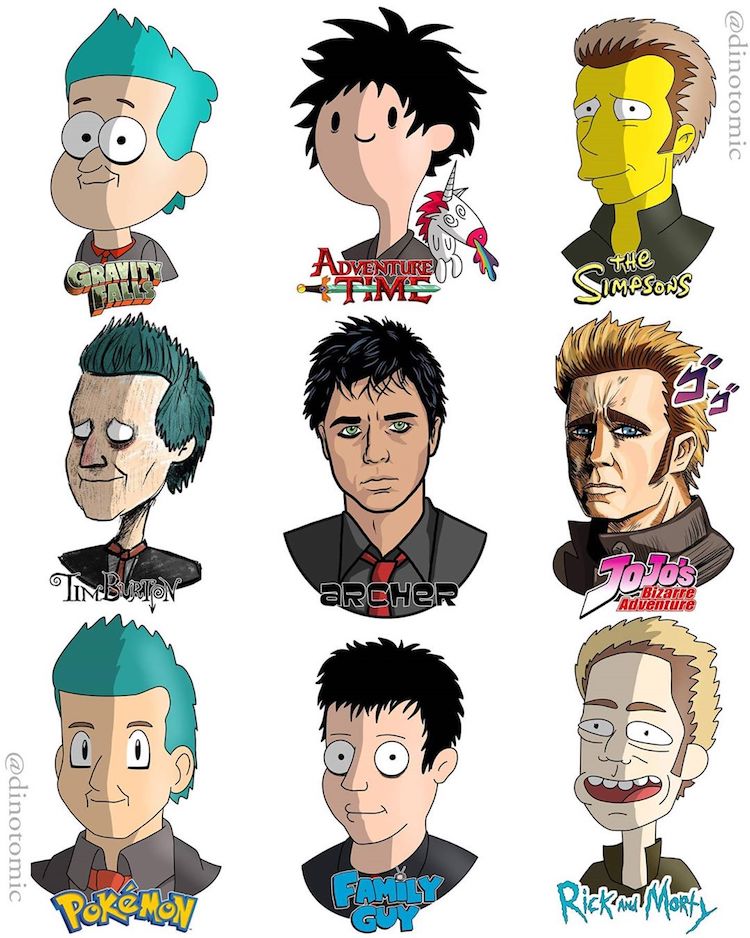 dibujos de green day