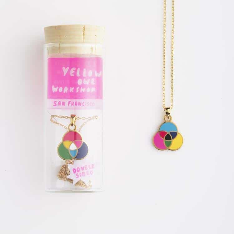 Double-Sided Pendant by Yellow Owl Workshop