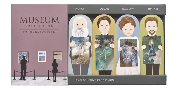 Museum Collection - Marque-Pages Adhésifs Impressionnistes 