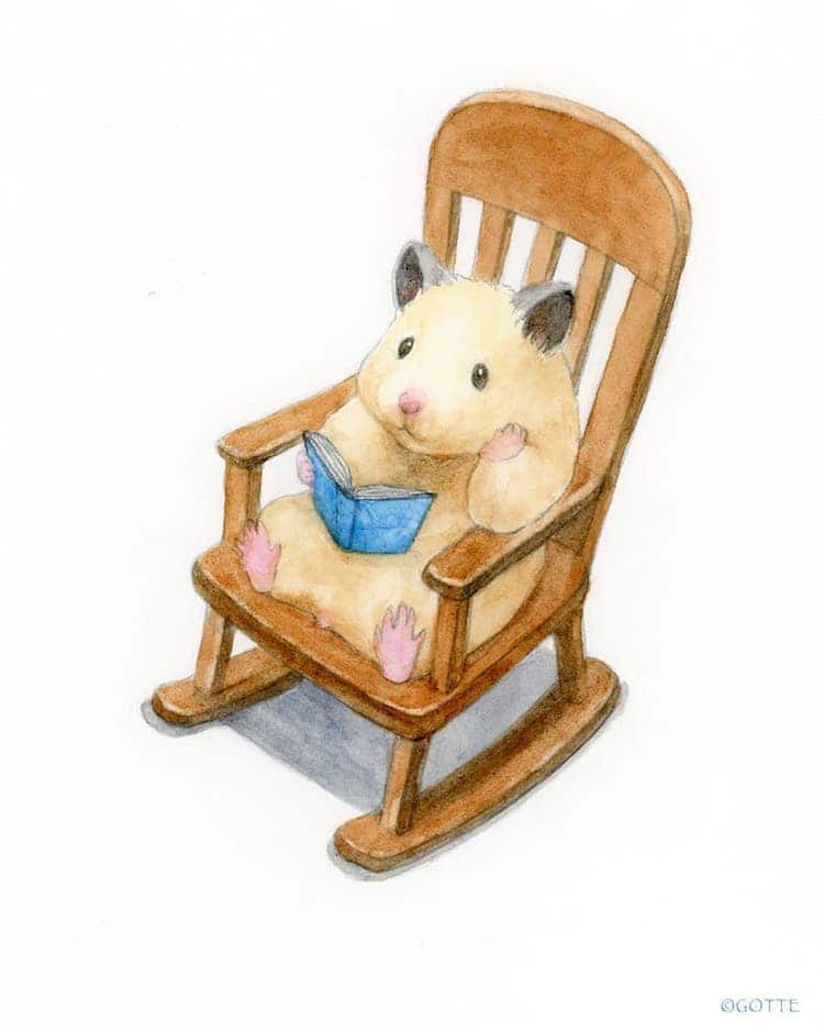 Hamster Illustrations by GOTTE