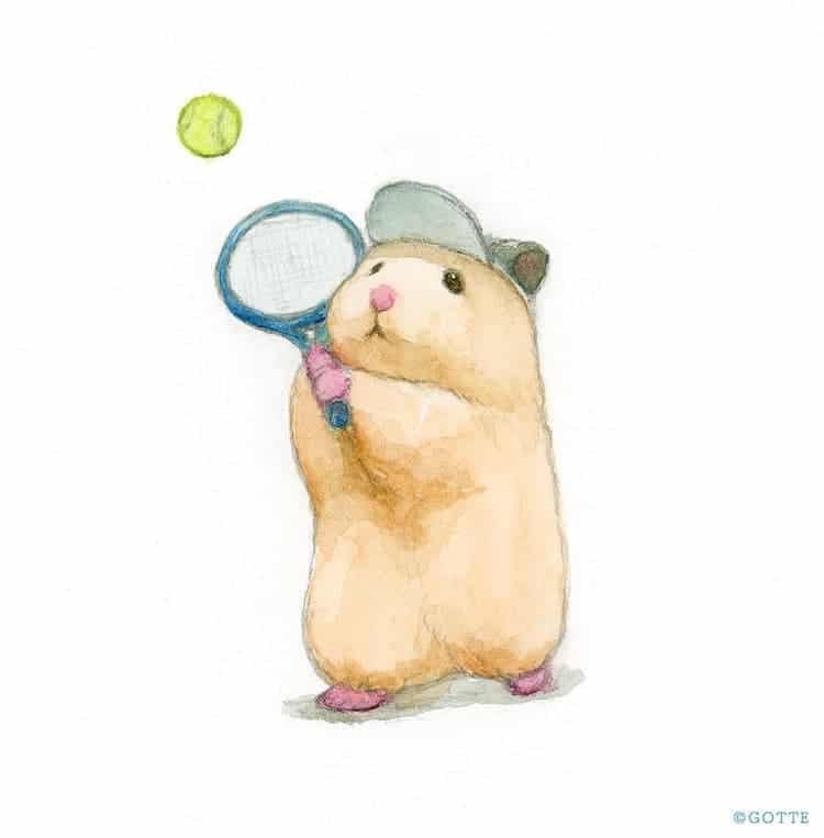 Hamster Illustrations by GOTTE