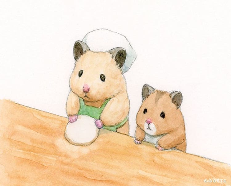 Hamster Illustrations by GOTTE