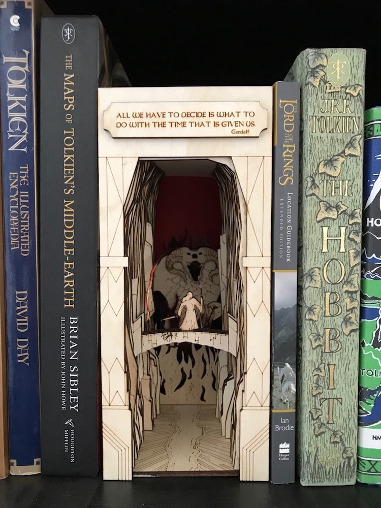 My Neighbor Totoro Book Nook / Bookshelf diorama