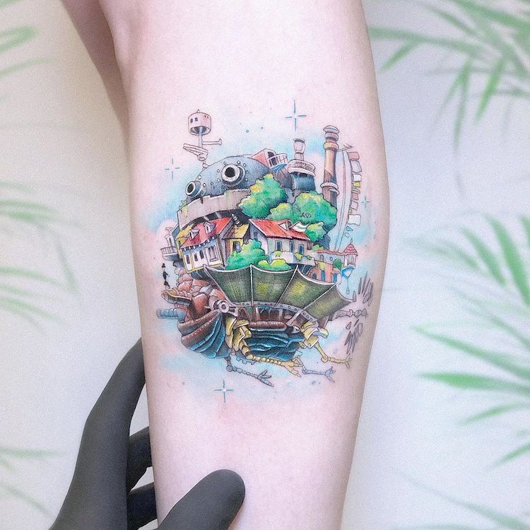 tatuaje de ghibli