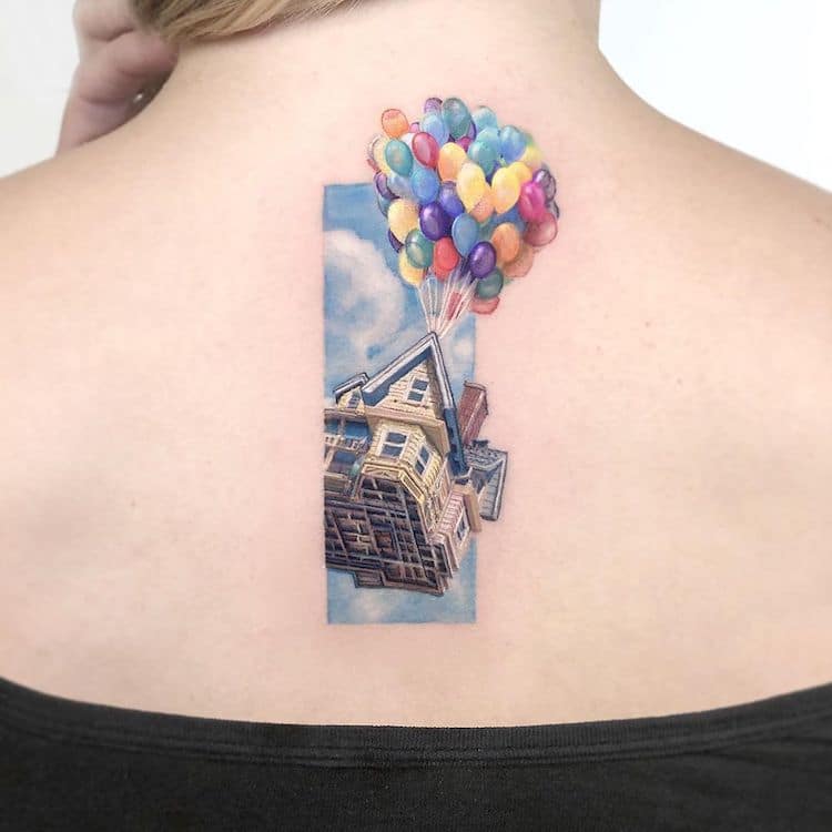 tatuaje de up