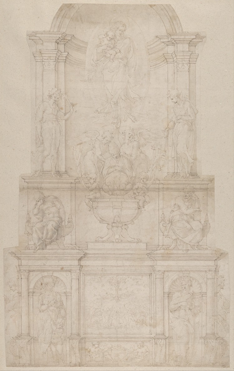 Design for the Tomb of Pope Julius II