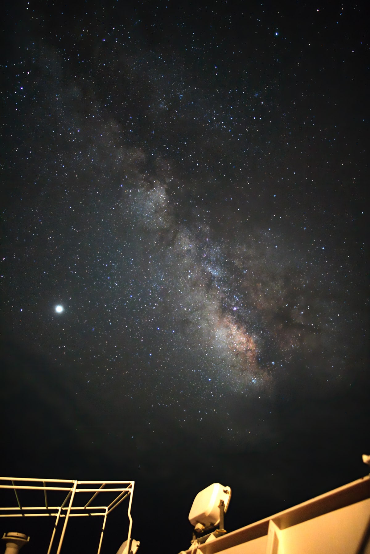 Milky Way from a Cargo Ship by Santiago Olay